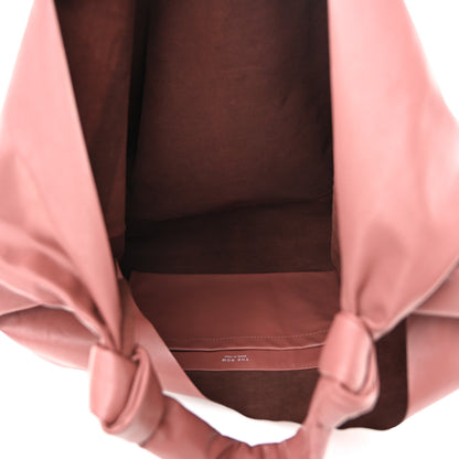 The Row Supple Nappa Bindle Two Bag Burgundy 5 of 9