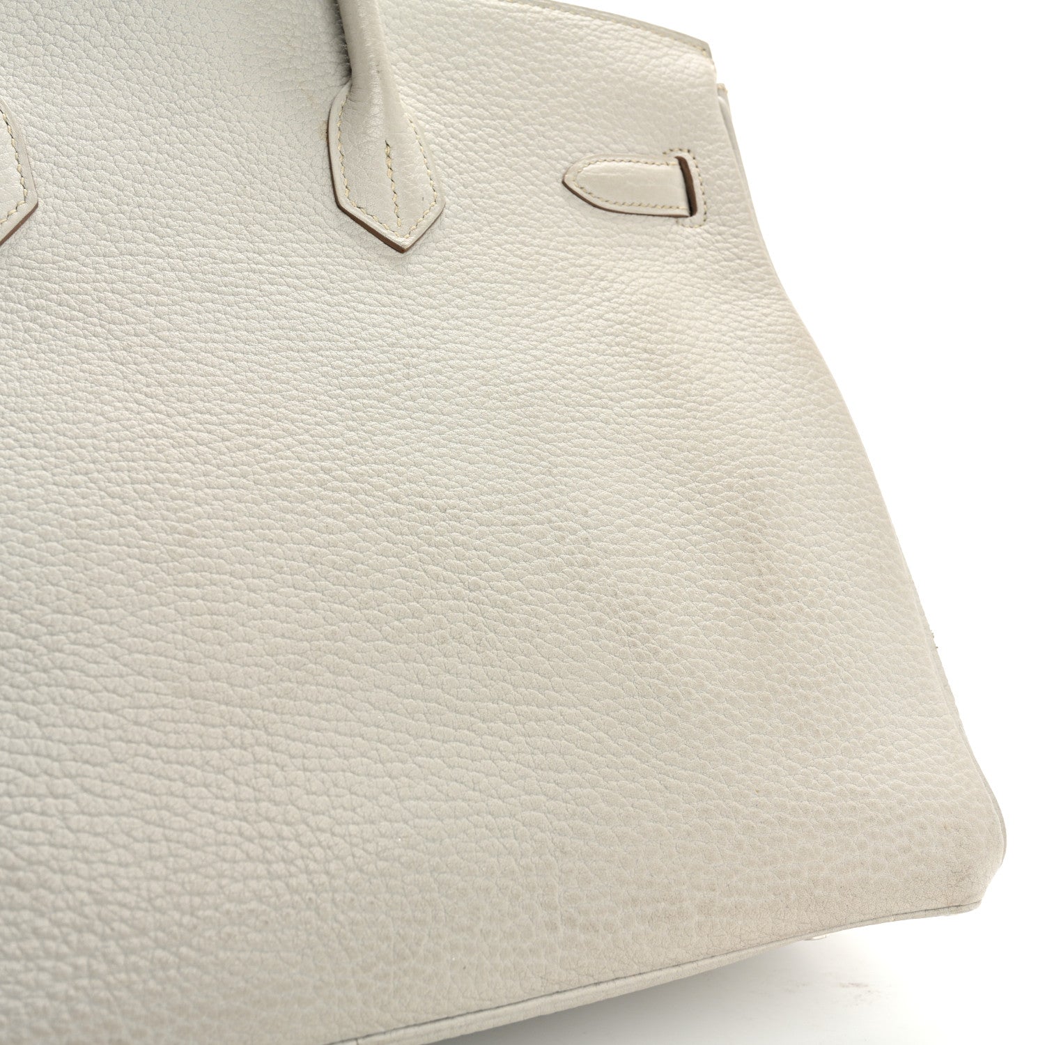 Hermes Taurillon Clemence Birkin 35 Gris Perle 10 of 15