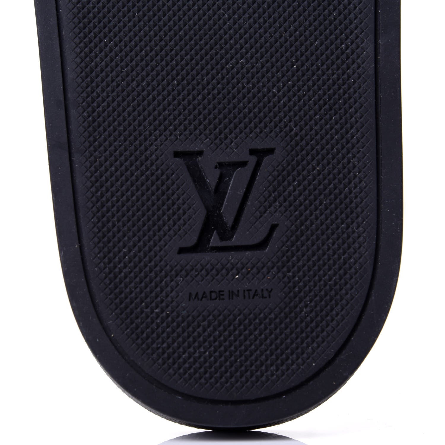 Louis Vuitton Rubber Monogram Eclipse Mens Waterfront Mules 12 Black 8 of 10