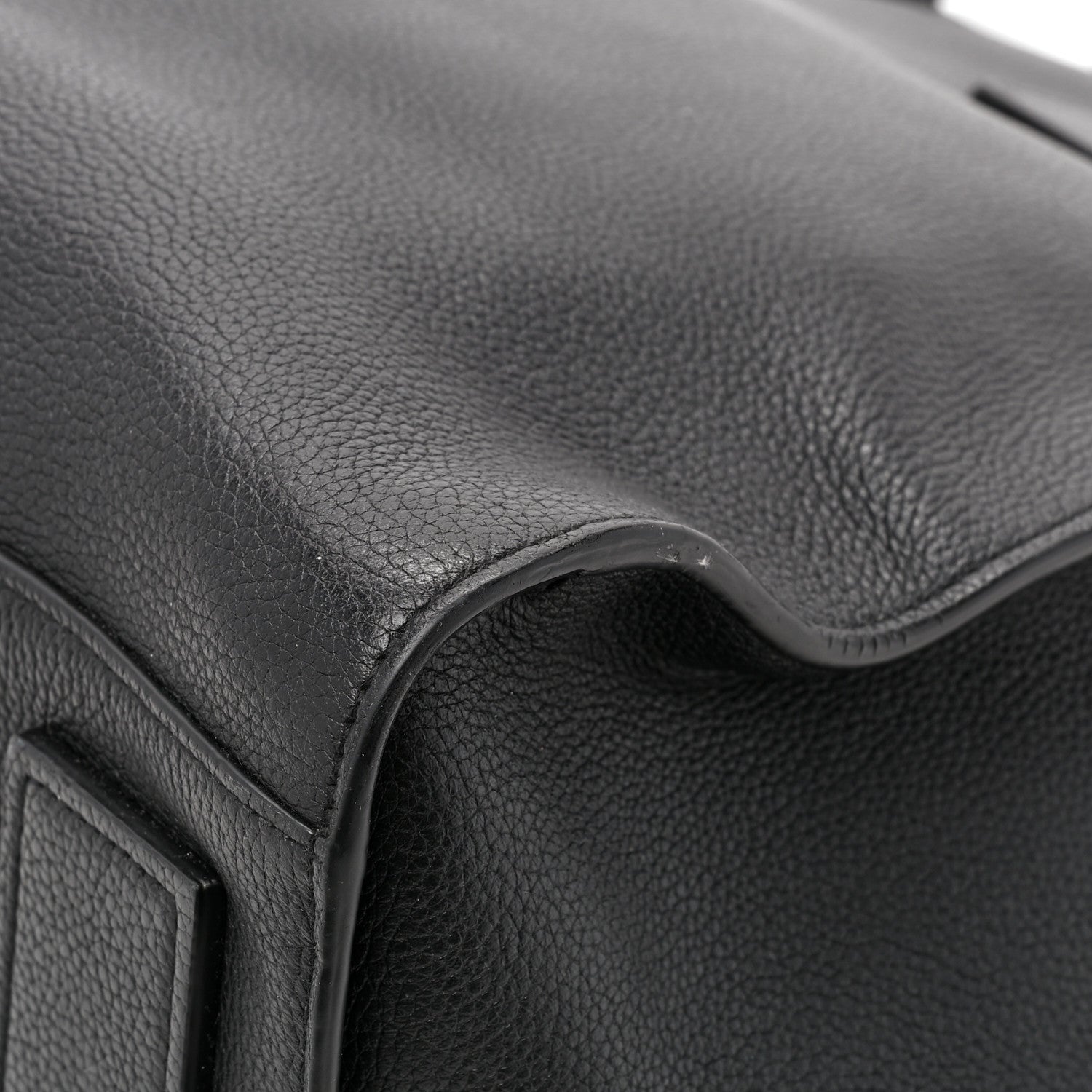 Saint Laurent Grained Calfskin Sac De Jour Souple North South Tote Black 13 of 13