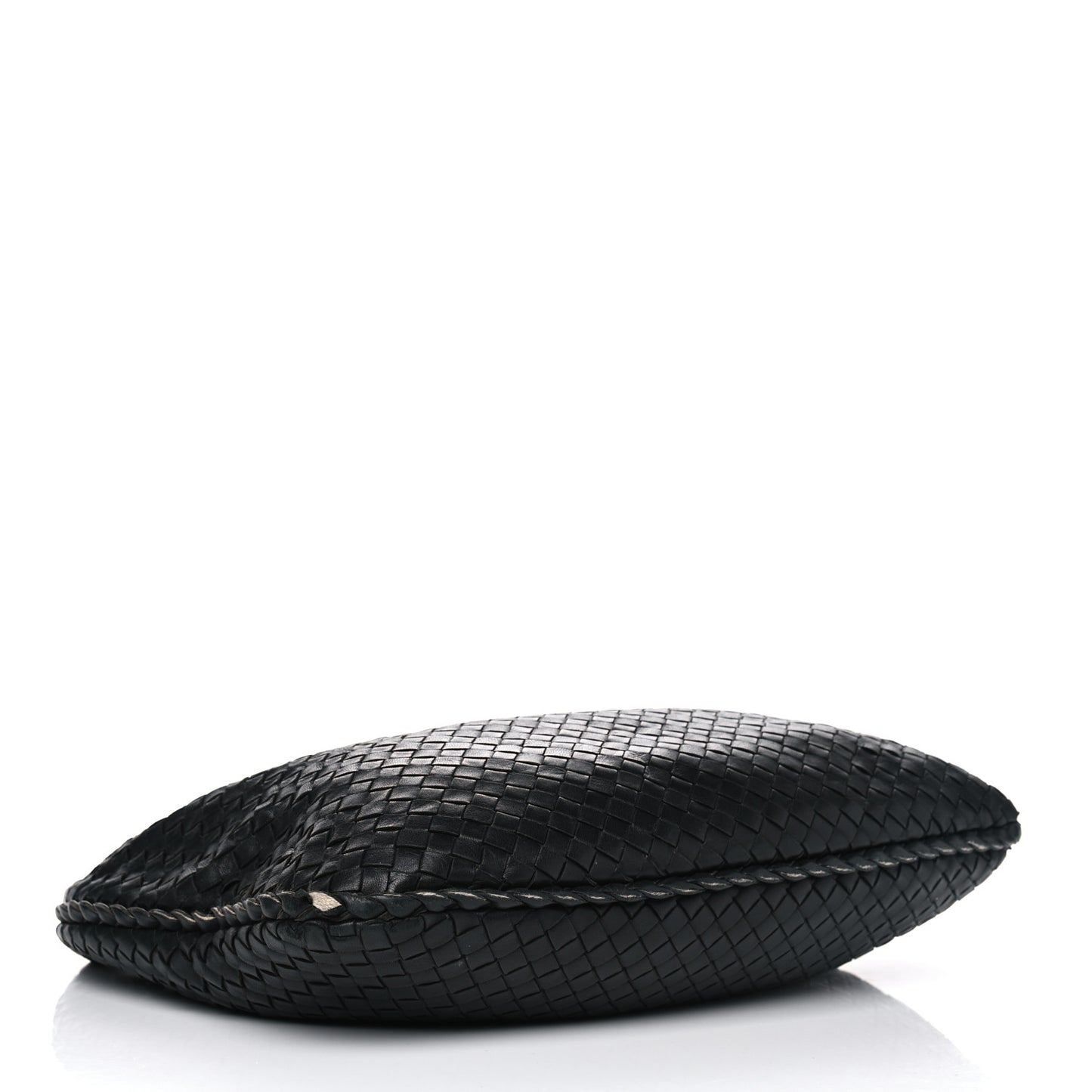 Nappa Intrecciato Medium Veneta Hobo Black
