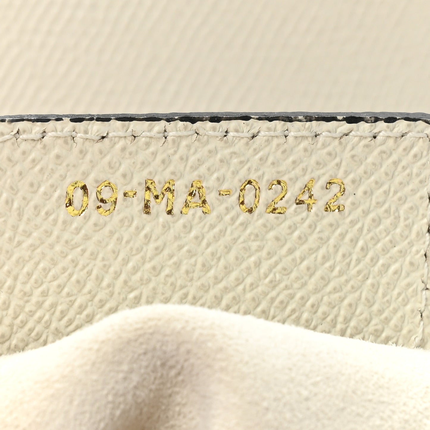 Grained Calfskin Saddle Bag White