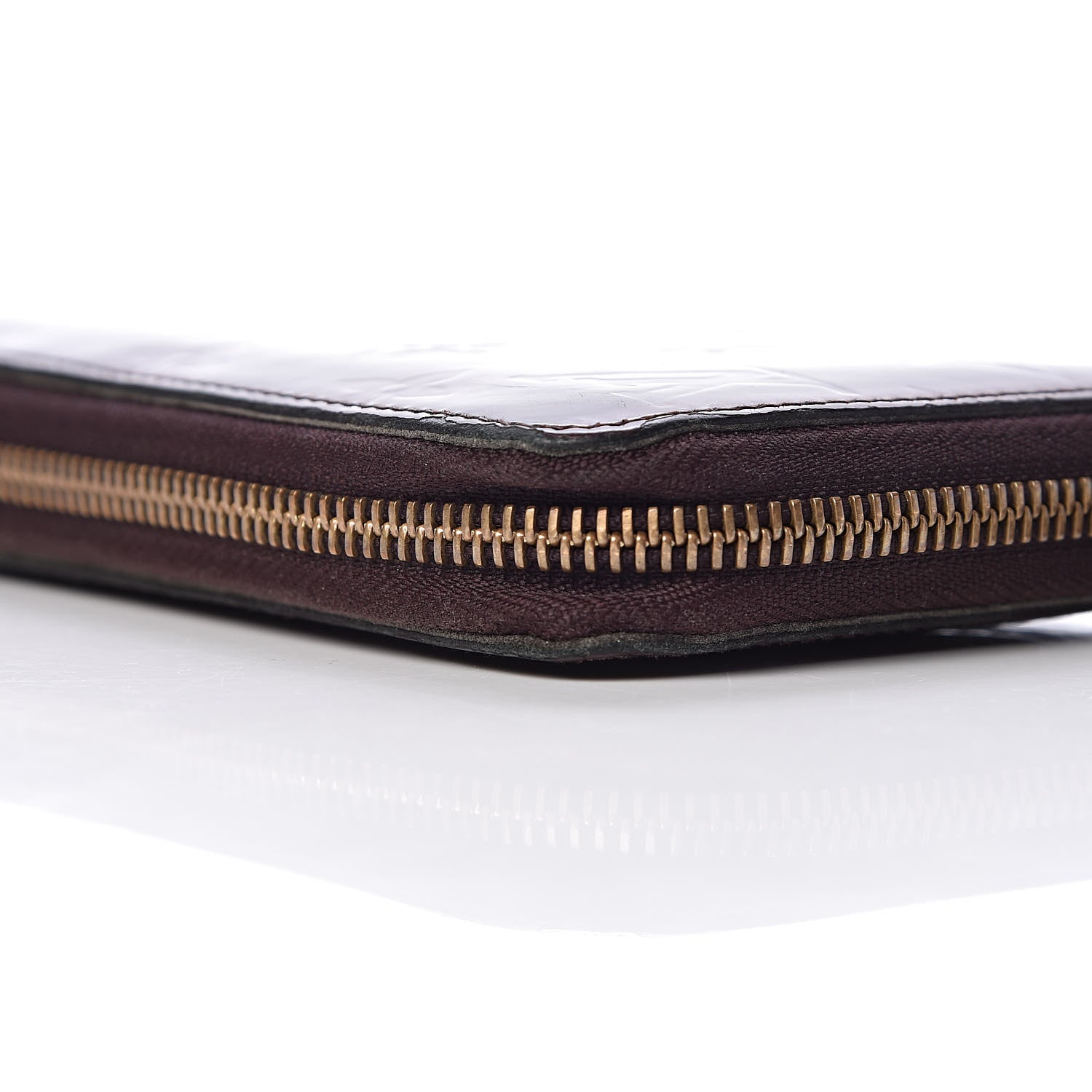 Louis Vuitton Vernis Rayures Zippy Wallet Amarante 13 of 13