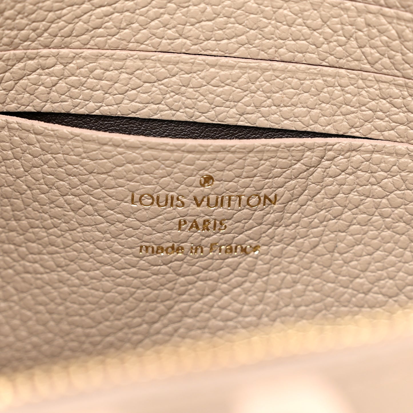 Empreinte Monogram Giant Ivy Wallet On Chain Tourterelle Creme