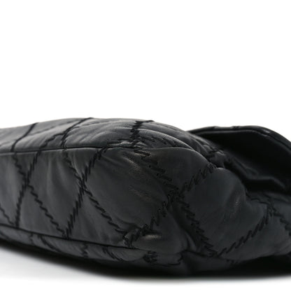 Chanel Lambskin Ultimate Stitch Maxi Flap Black 10 of 10