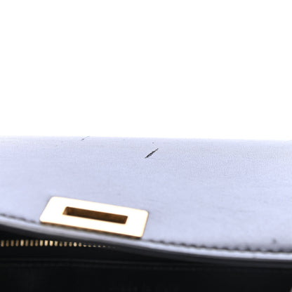 Celine Box Calfskin Medium Classic Box Flap Bag Black 5 of 5