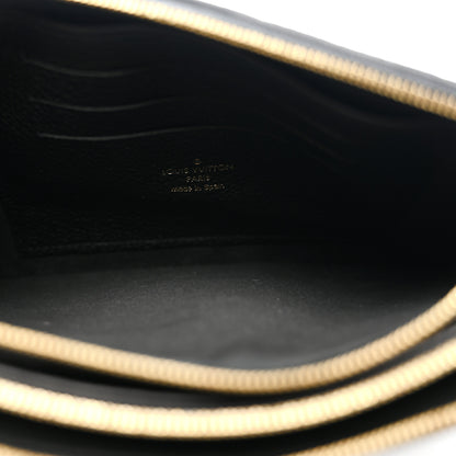 Louis Vuitton Empreinte Double Zip Pochette Black 5 of 13