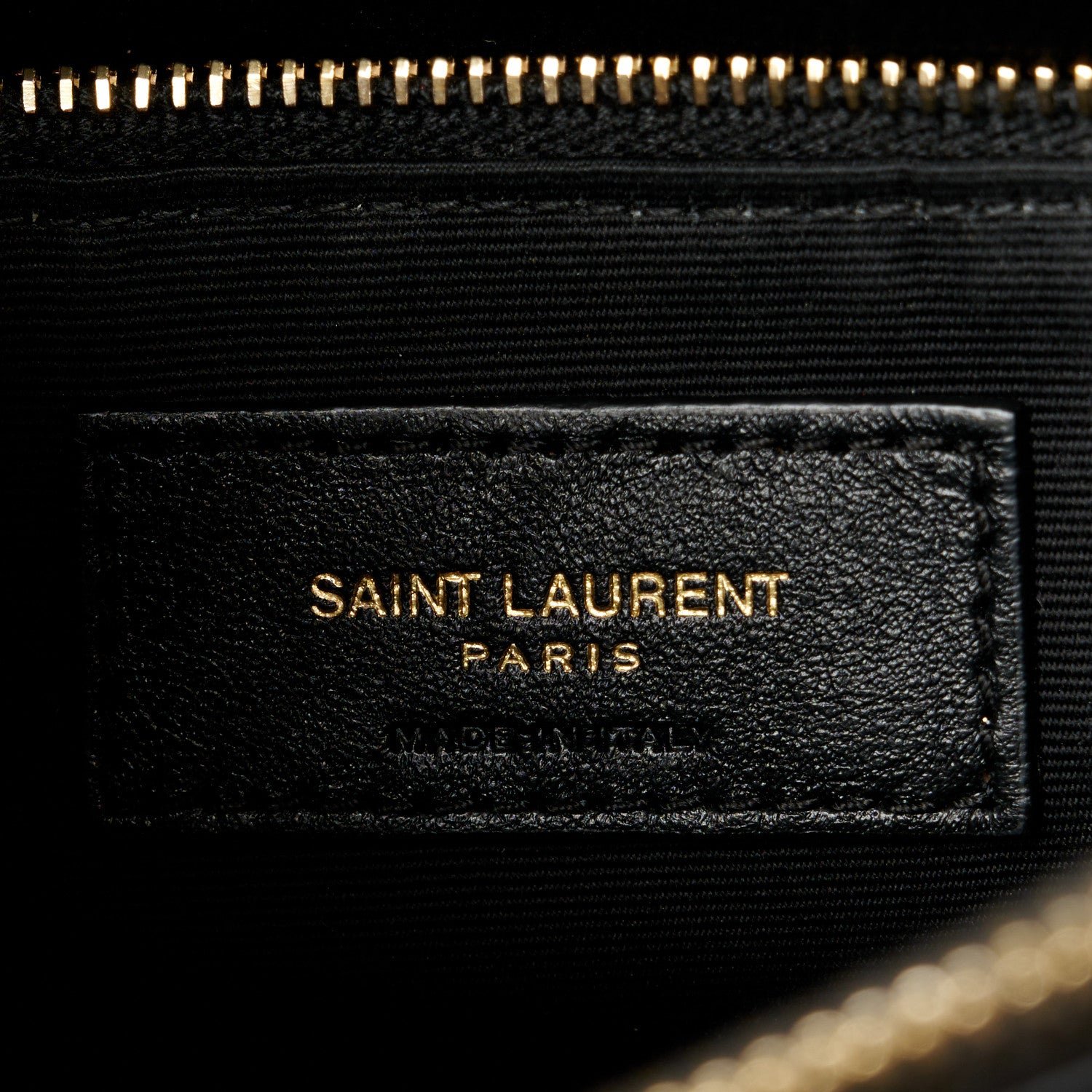 Saint Laurent Calfskin Y Quilted Monogram Medium Loulou Chain Satchel Black 6 of 11
