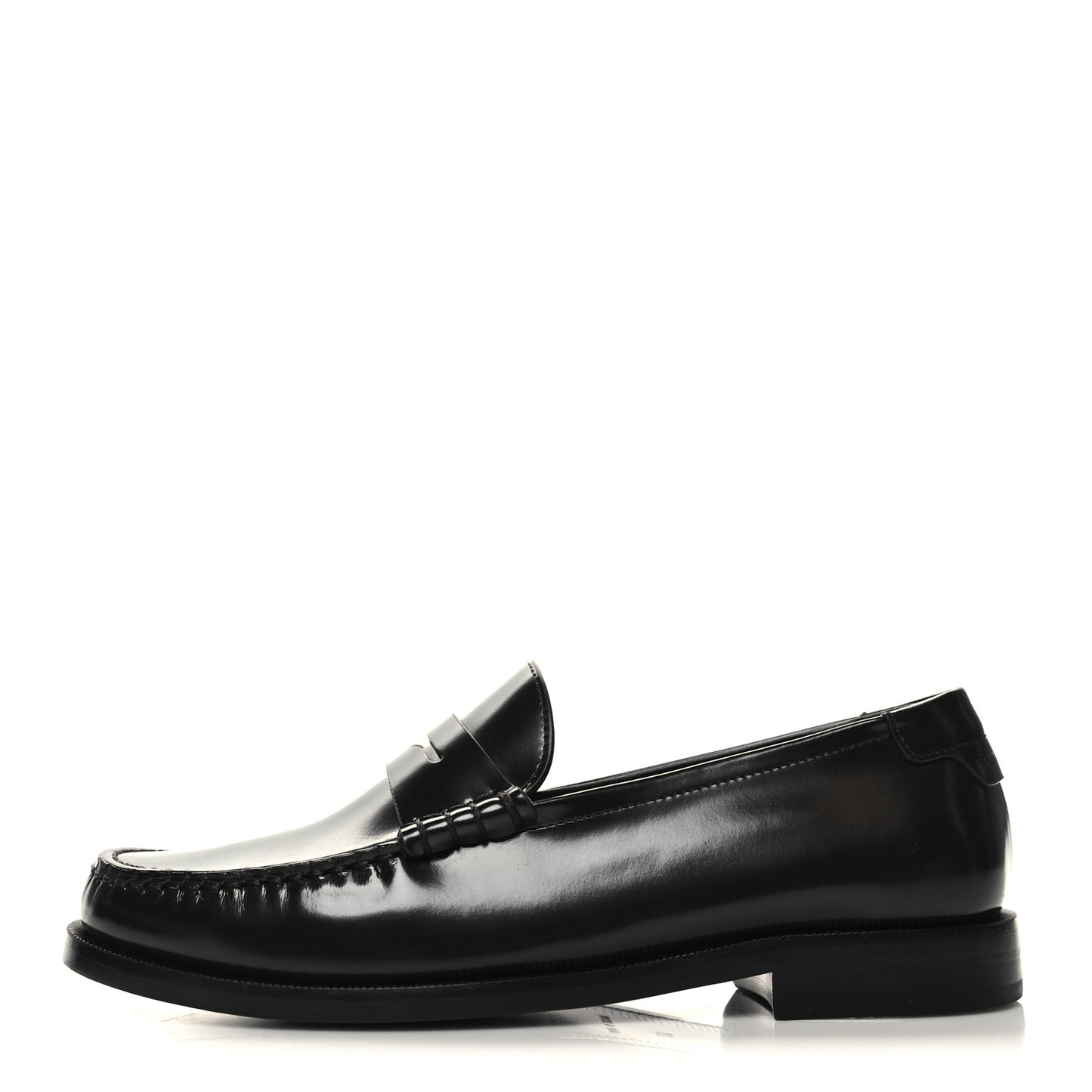Calfskin Penny Loafers 37 Black