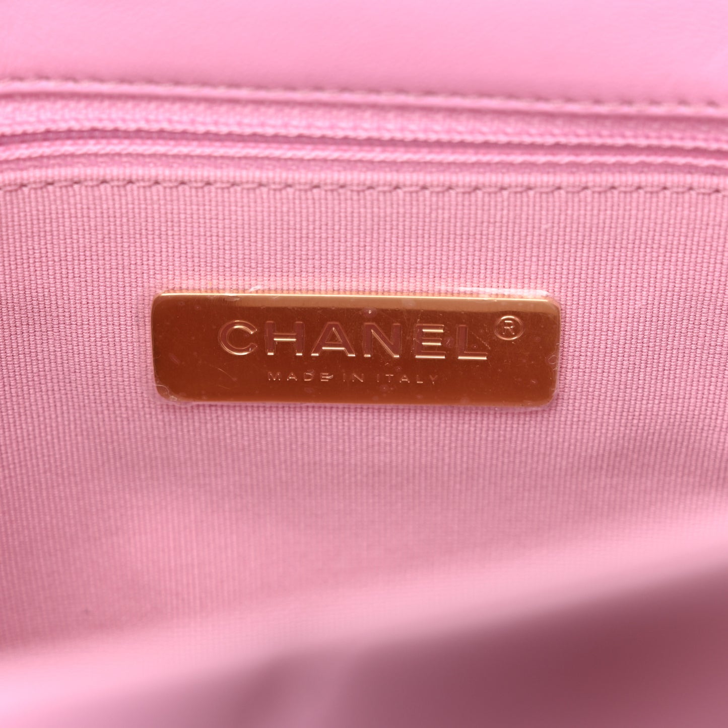Lambskin Quilted Medium Chanel 19 Flap Pink