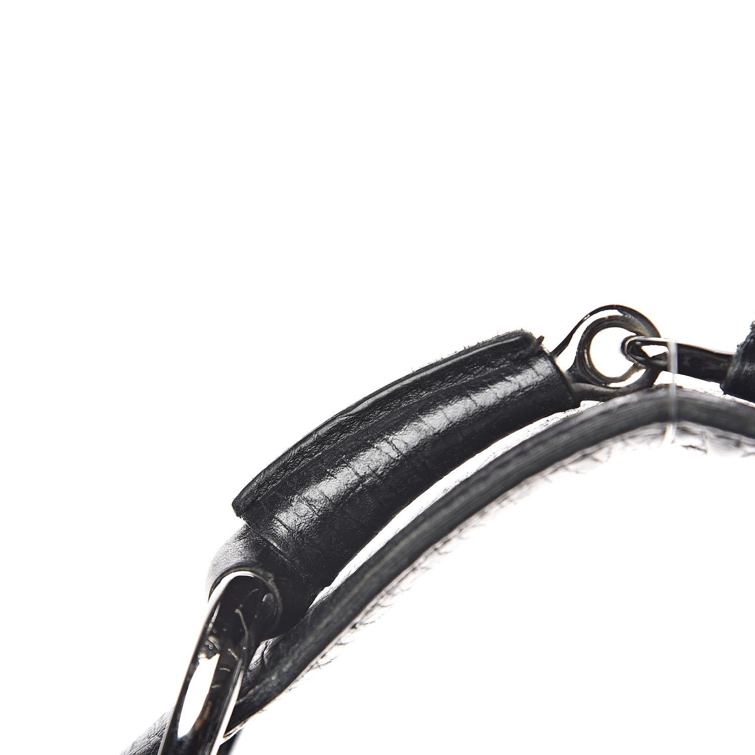 Gucci Monogram Medium Horsebit Chain Hobo Black 12 of 17