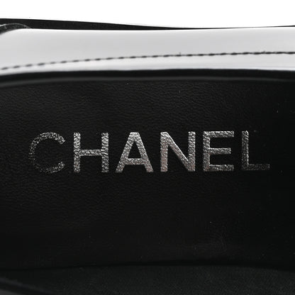 Chanel Calfskin Metal CC Loafers 36.5 Black 8 of 10