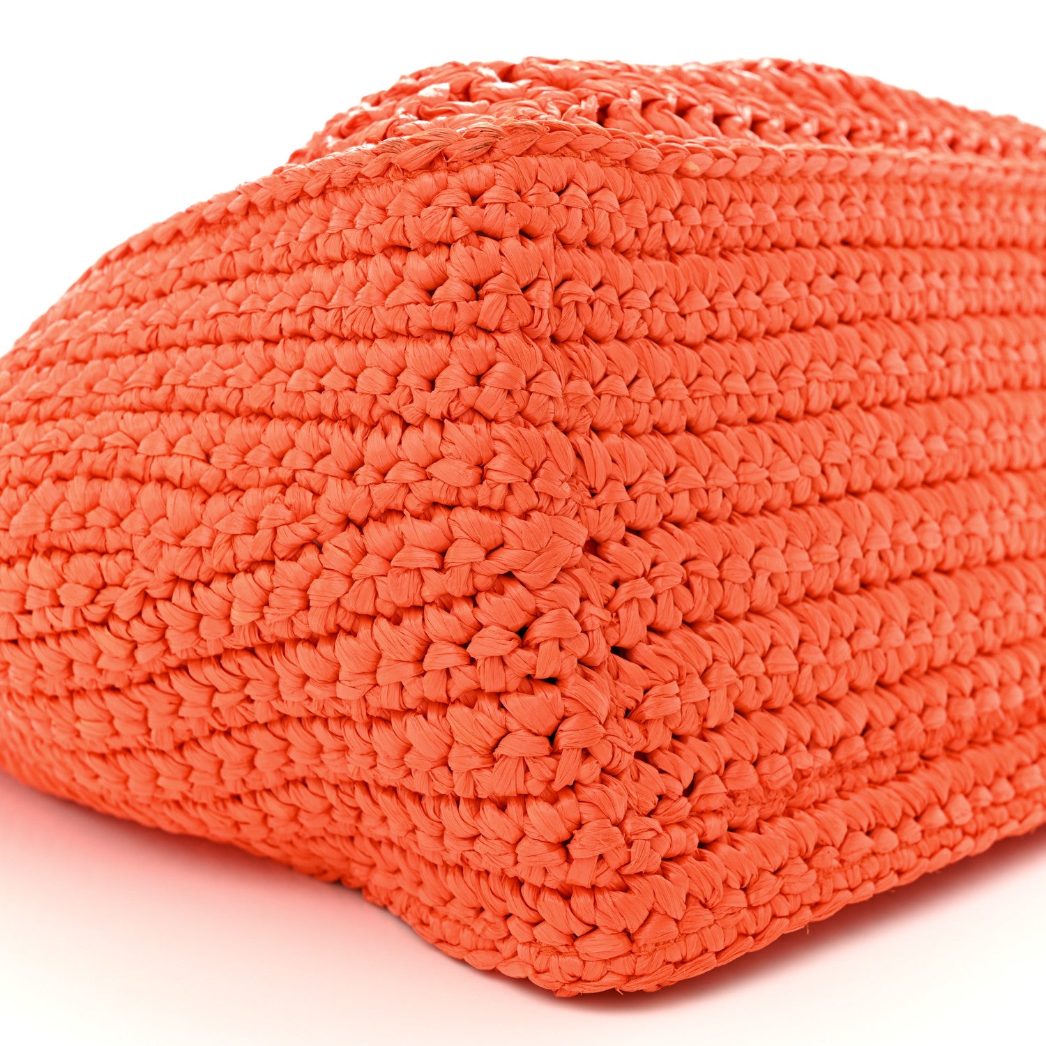 Stella McCartney Braided Raffia Eco Alter Napa Perforated Logo Crossbody Bag Brick 10 of 15