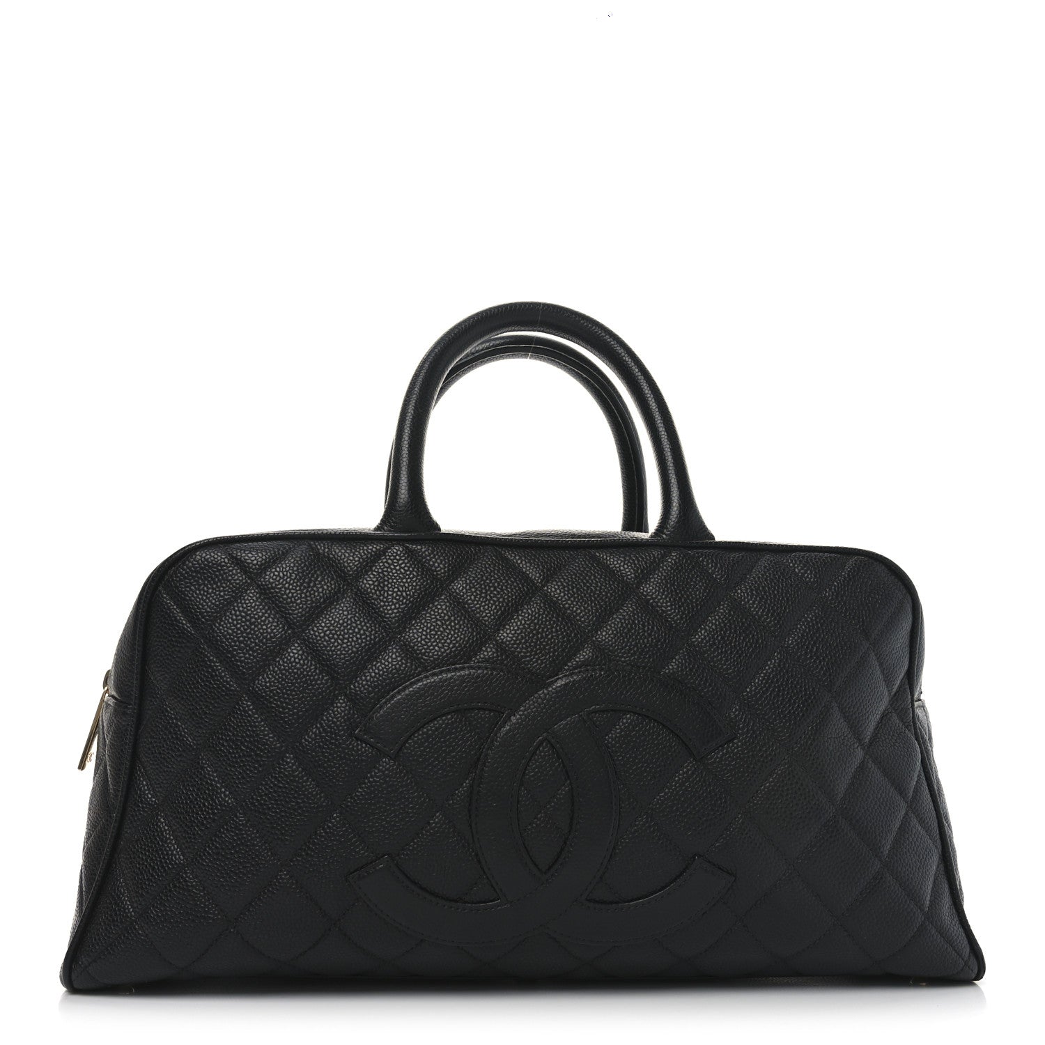 Chanel Caviar Quilted Large Bowler Black 1 of 10