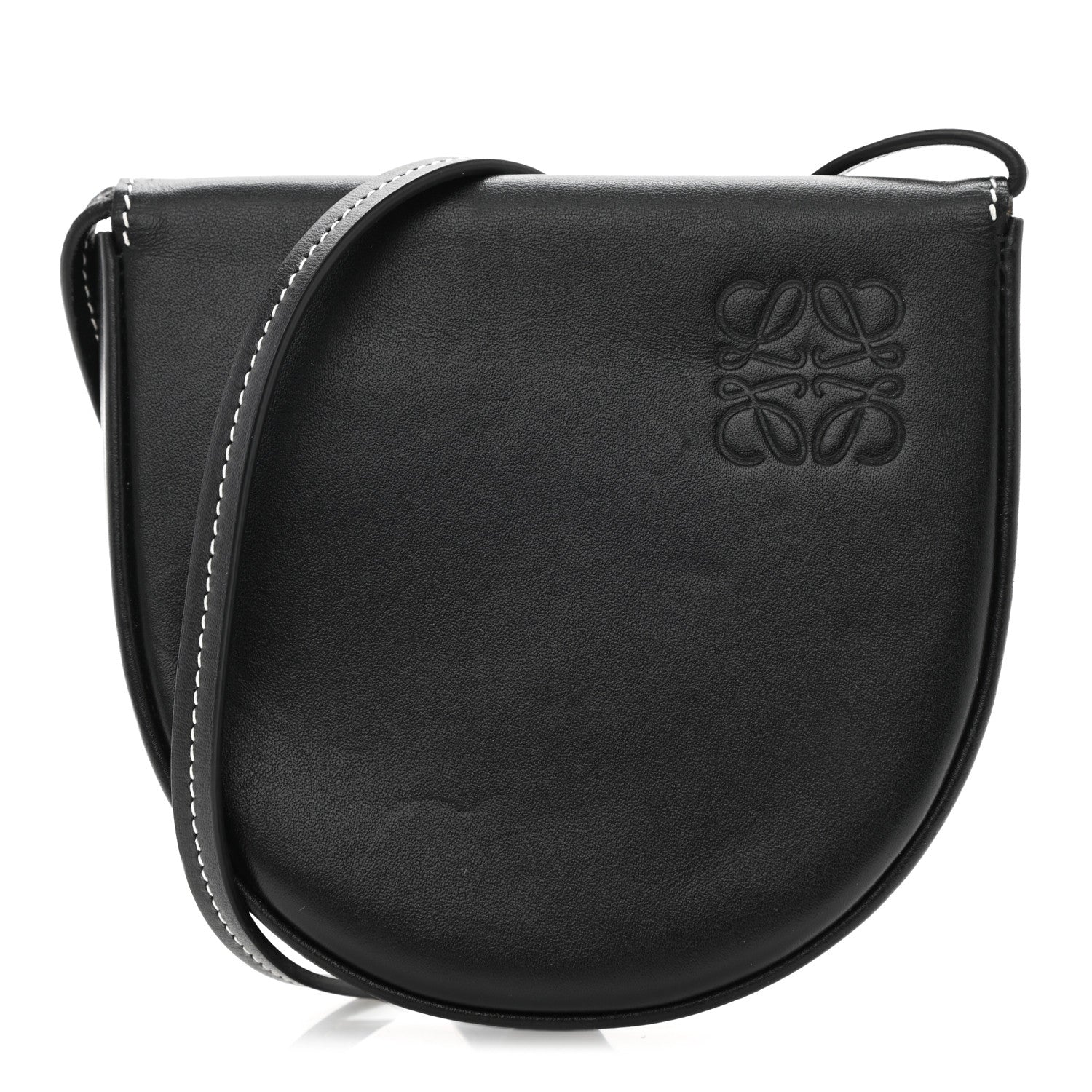 Loewe Soft Calfskin Mini Heel Pouch Black 1 of 11