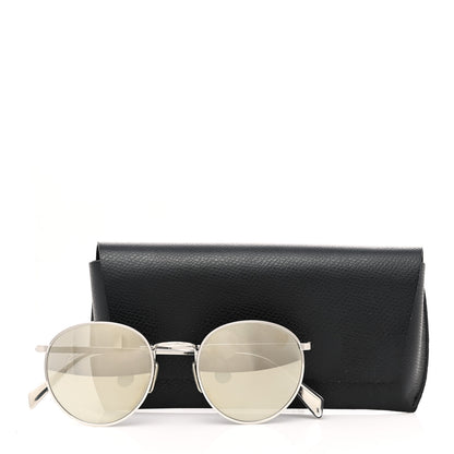 Celine Metal Round Sunglasses CL40100U Silver 7 of 7