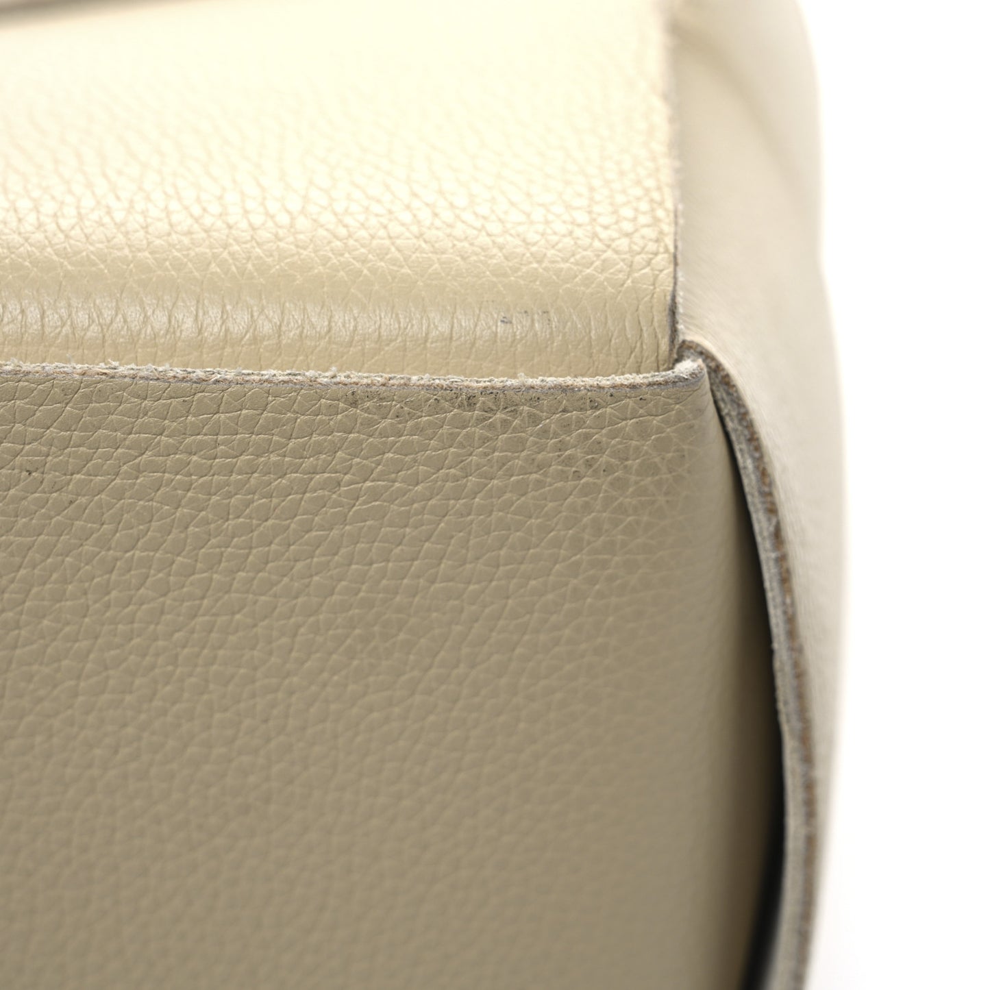 Grained Calfskin Intrecciato Medium Arco Tote Porridge