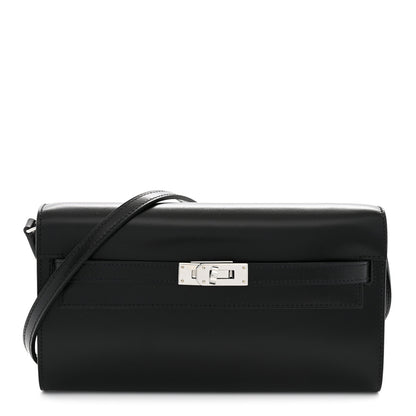 Hermes Box Kelly Wallet To Go Black 1 of 11