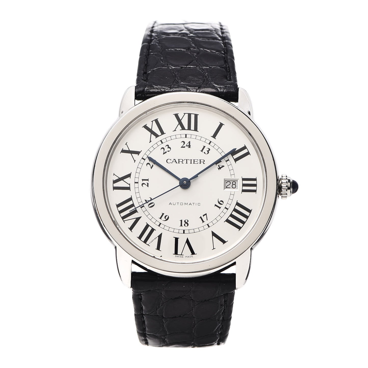 Stainless Steel Alligator 42mm Ronde Solo Automatic Watch