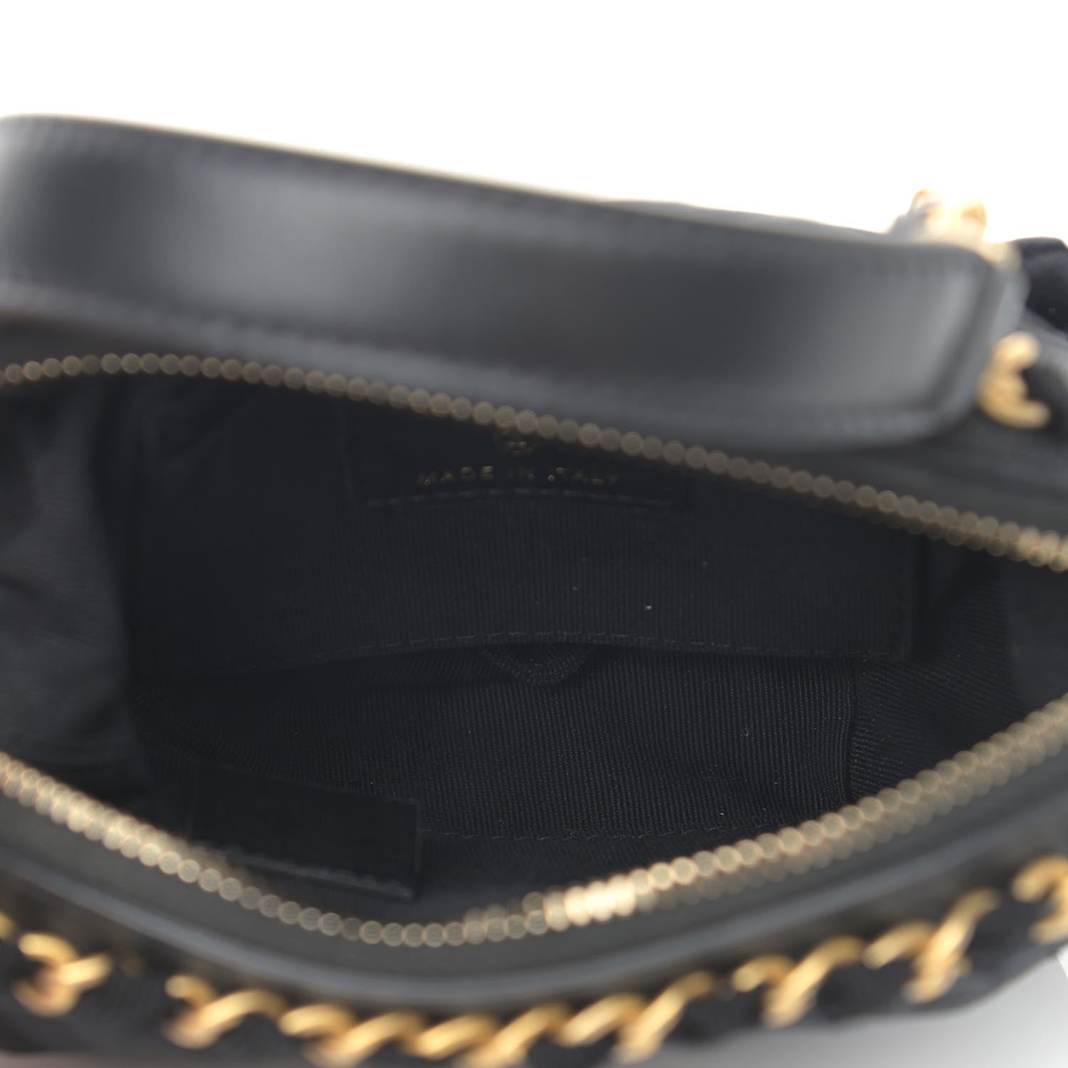 Chanel Nylon Grosgrain Quilted Lifestyle Clutch with Chain Black 5 of 10