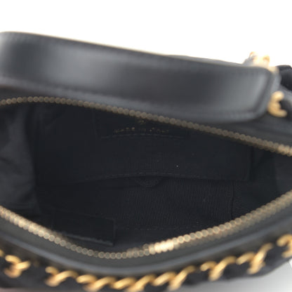 Chanel Nylon Grosgrain Quilted Lifestyle Clutch with Chain Black 5 of 10