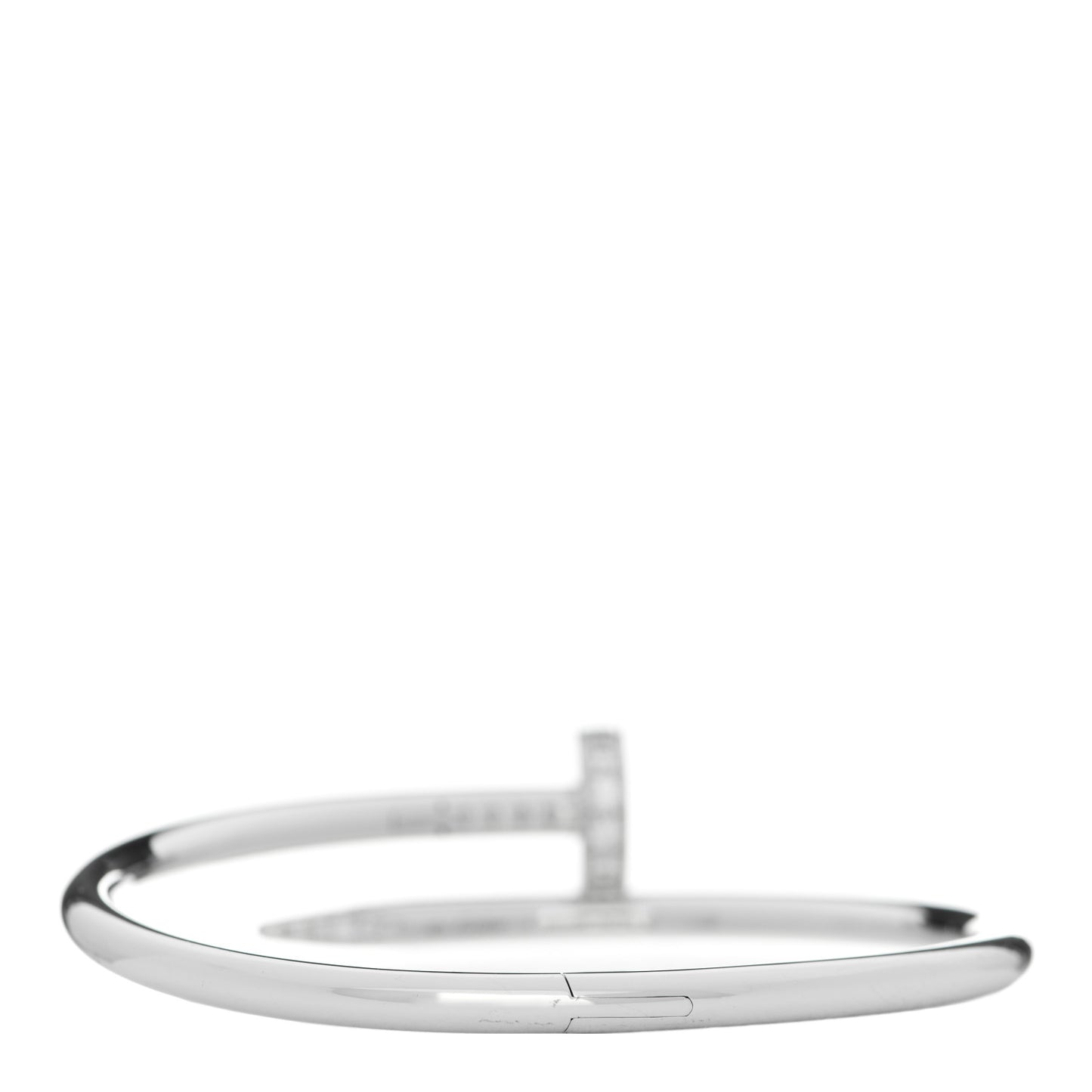 18K White Gold Diamond Juste Un Clou Bracelet 15