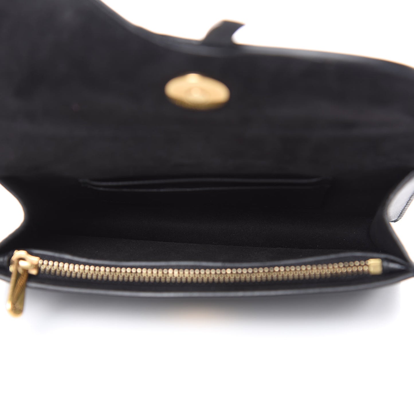 Calfskin Saddle Belt Bag Black