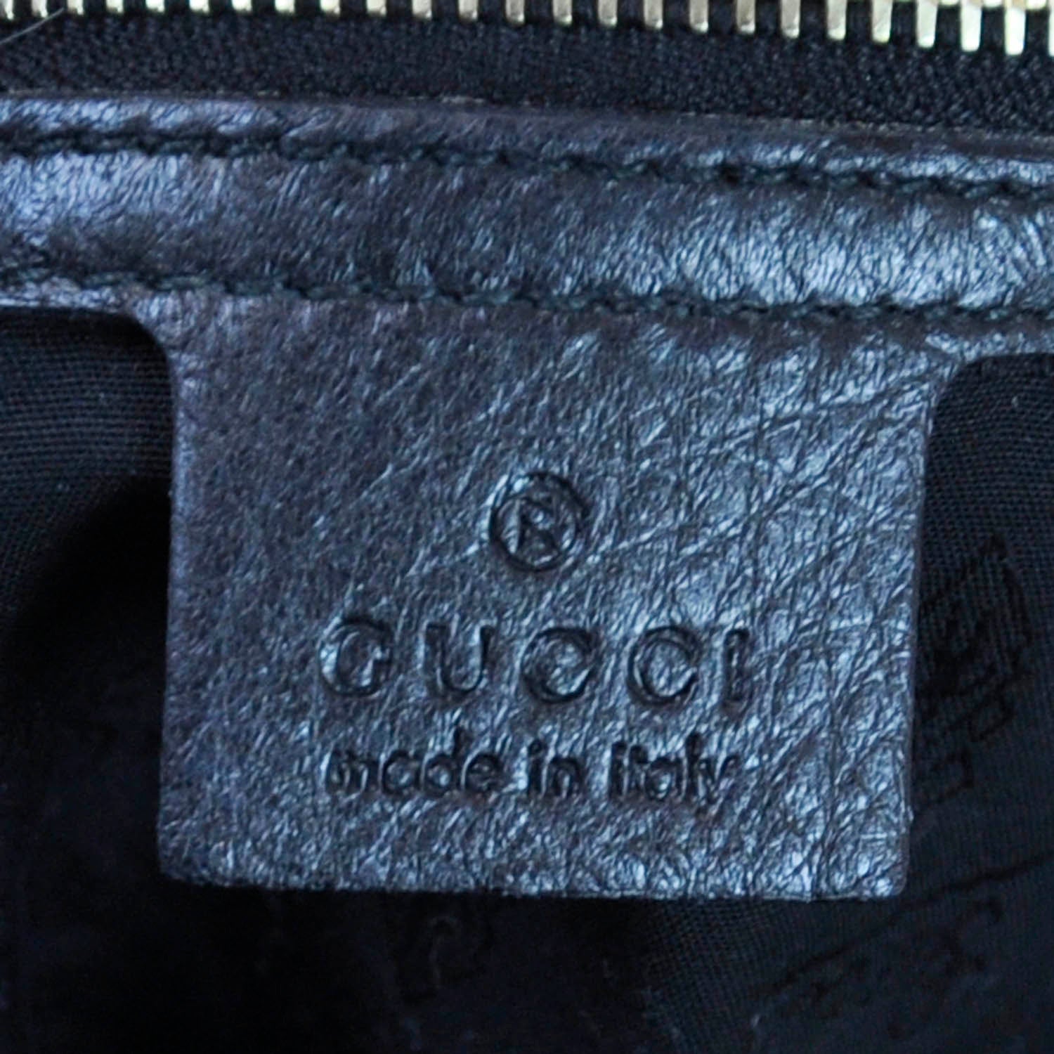 Gucci Guccissima G Wave Large Tote Black 10 of 11