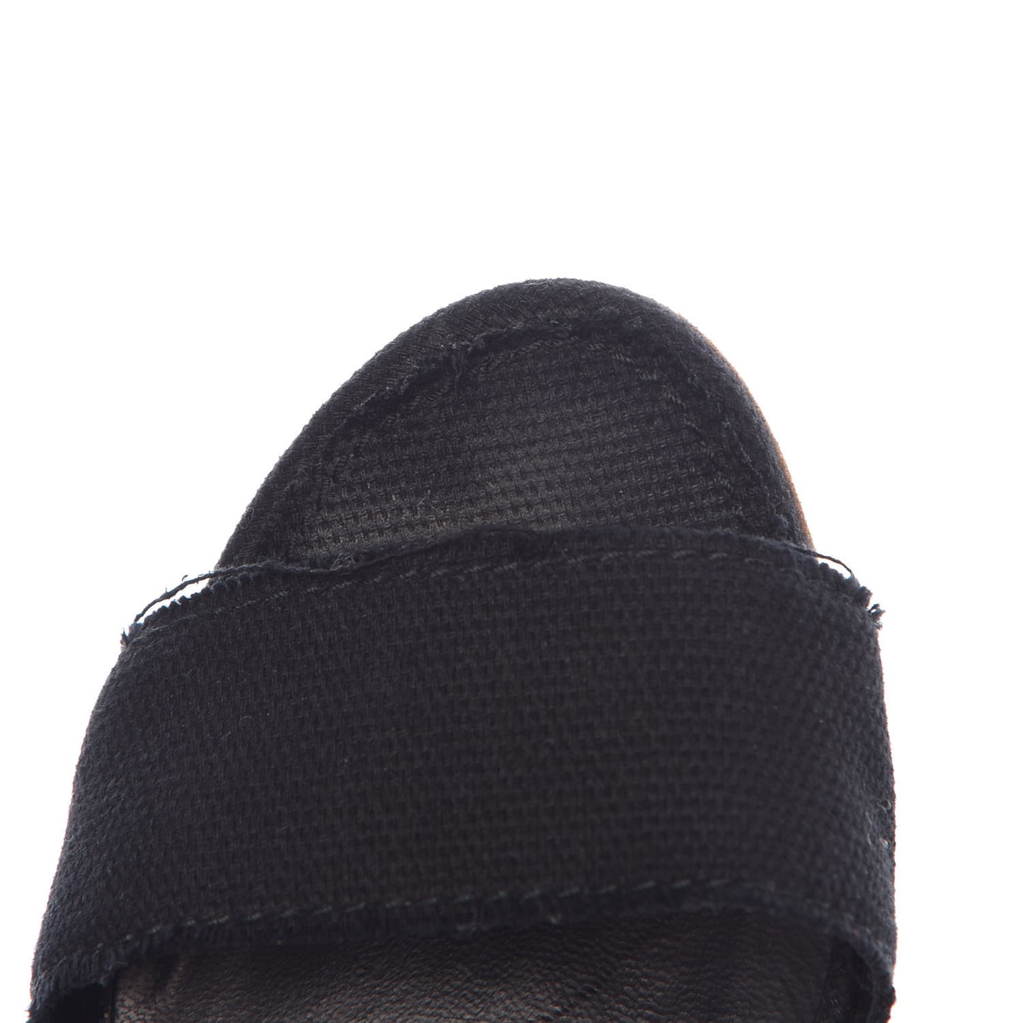 Canvas Heart CC Wedge Sandals 36.5 Black