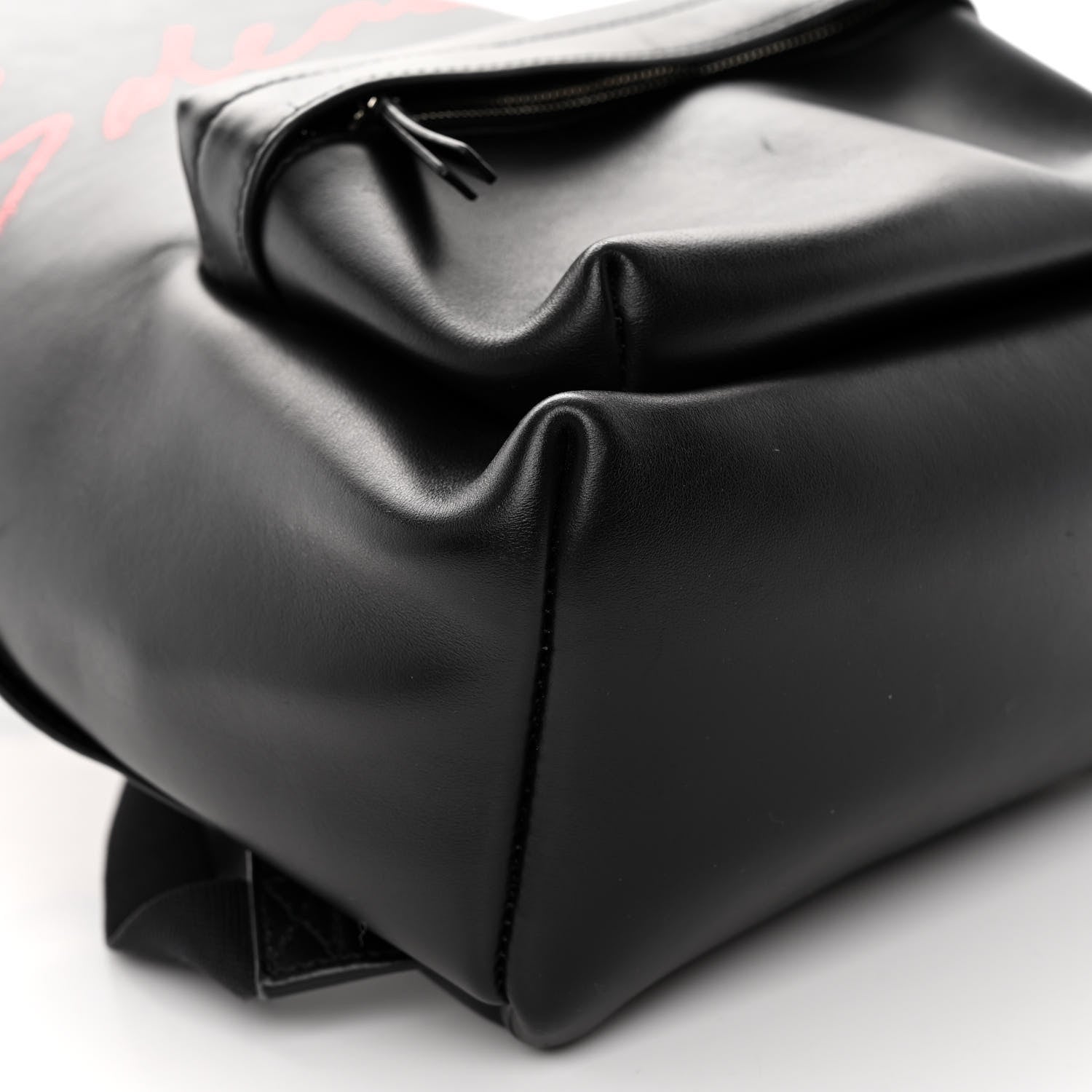 Balenciaga Supple Calfskin Signature Logo Small Everyday Backpack Black 8 of 9