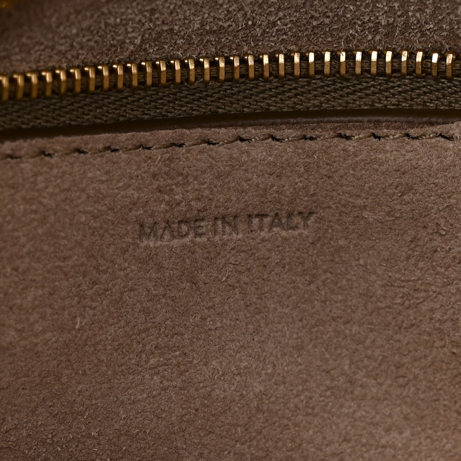 Celine Soft Grained Calfskin Sangle Bucket Bag Taupe 7 of 14