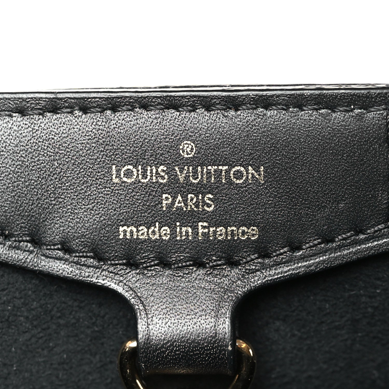 Louis Vuitton Damier Ebene Belmont PM Black 6 of 8