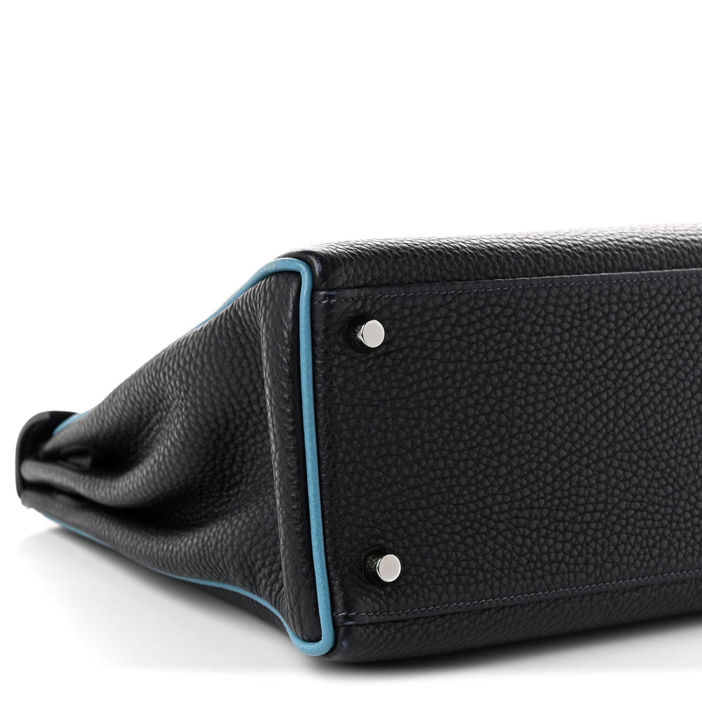 Togo Bi-Color Kelly Retourne 32 Indigo Blue Jean