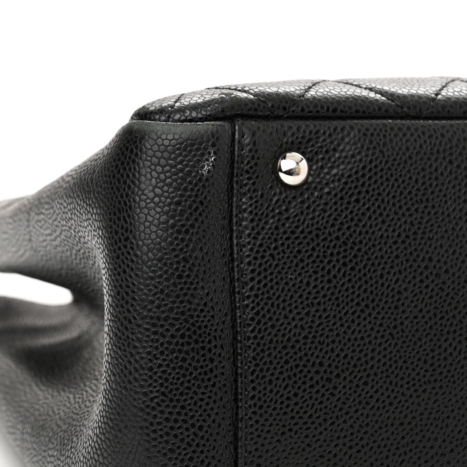 Chanel Caviar Quilted XL Grand Shopping Tote GST Black 12 of 17