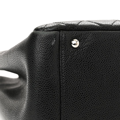 Chanel Caviar Quilted XL Grand Shopping Tote GST Black 12 of 17