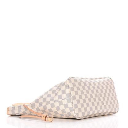 Louis Vuitton Damier Azur Neo Neverfull MM Rose Ballerine 4 of 9