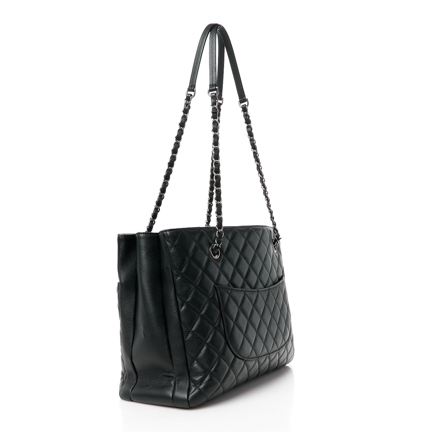 Chanel Caviar Quilted Urban Companion Shopping Tote Black 3 of 12
