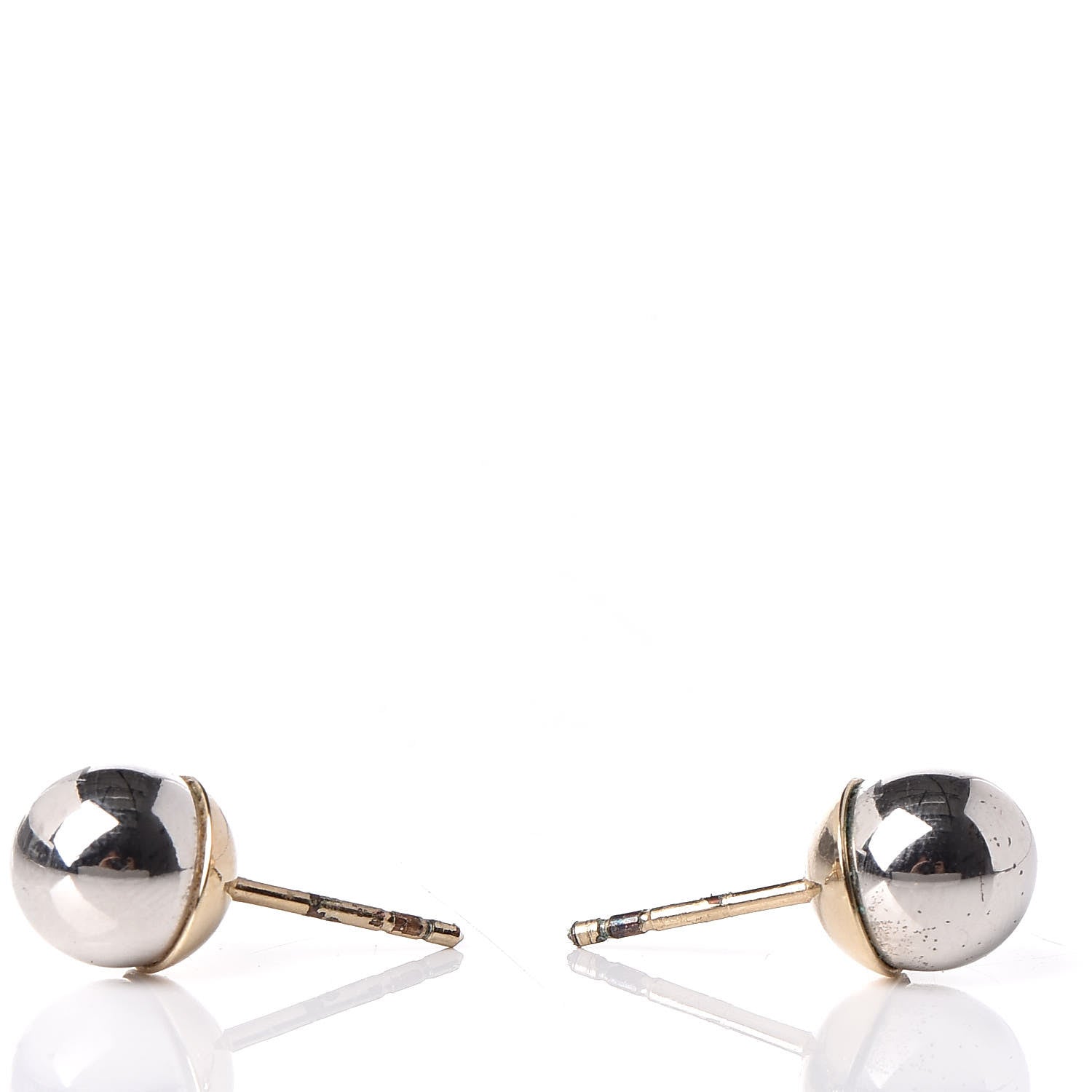 Christian Dior Mise En Dior Tribal Earrings Silver Gold 5 of 5