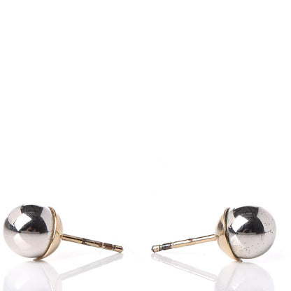 Christian Dior Mise En Dior Tribal Earrings Silver Gold 5 of 5