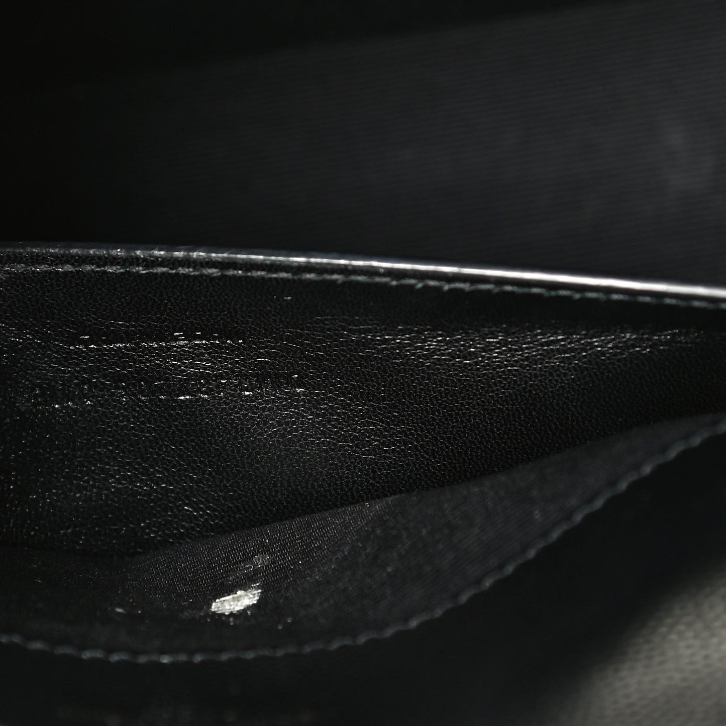 Grain De Poudre Textured Mixed Matelasse Triquilt Medium Monogram Satchel Black