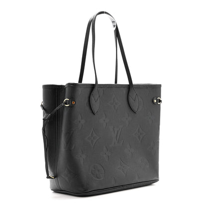 Louis Vuitton Empreinte Monogram Giant Neverfull MM Black 4 of 14