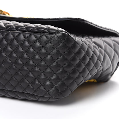 Versace Nappa Quilted Barocco Print Icon Shoulder Bag Black 9 of 9