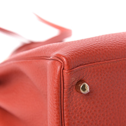 Hermes Togo Kelly Retourne 35 Vermillion 36 of 41
