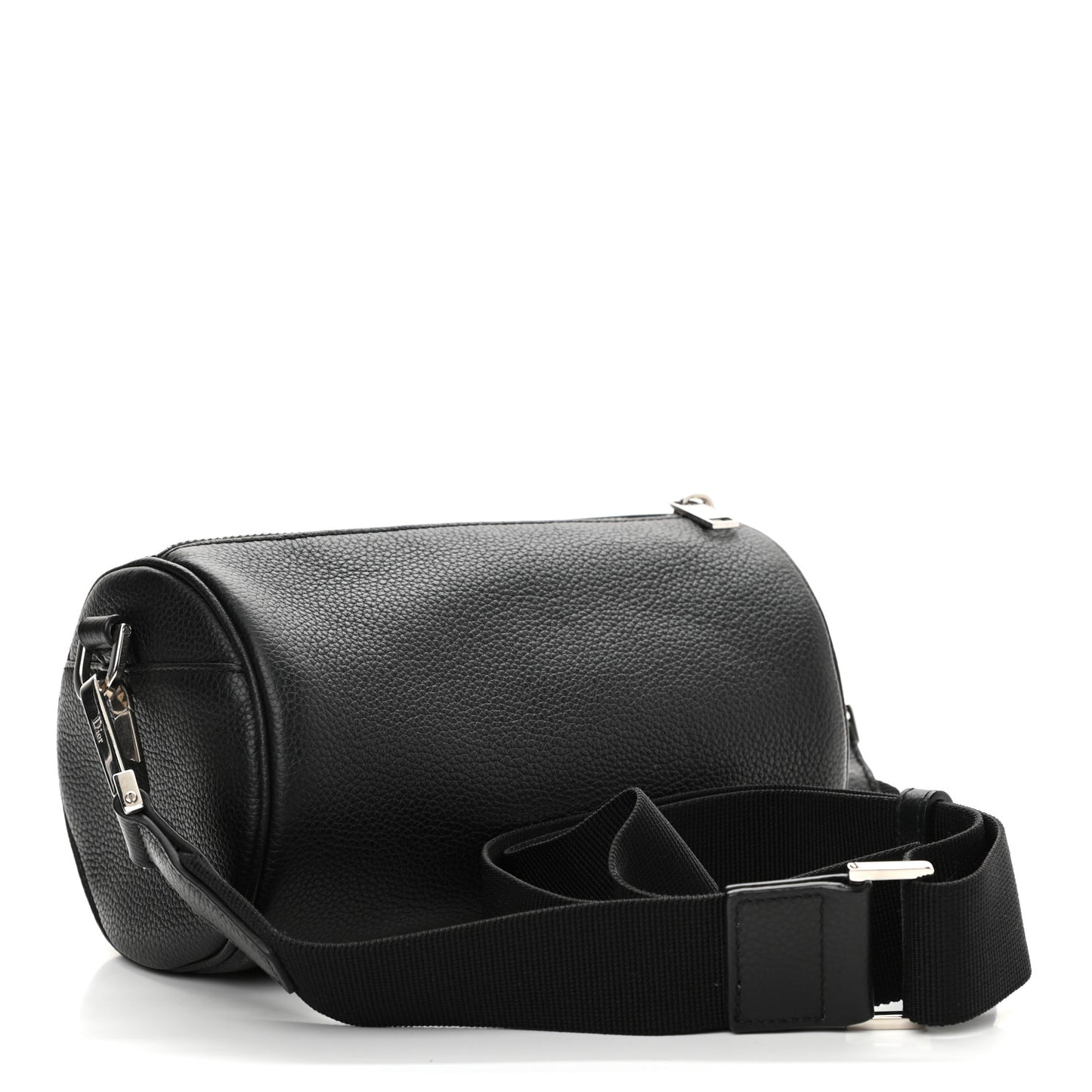 HOMME Grained Calfskin Mens Roller Messenger Black