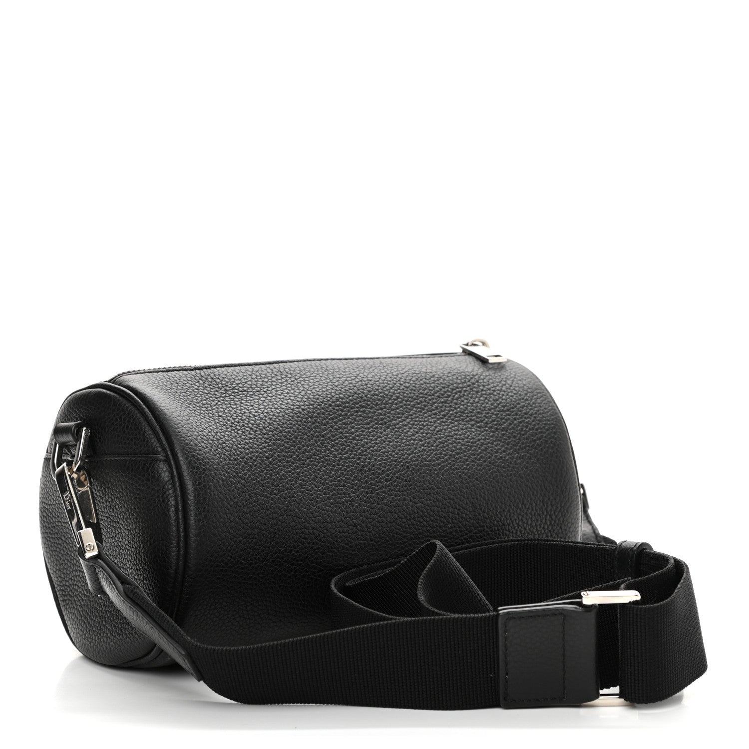 Christian Dior HOMME Grained Calfskin Mens Roller Messenger Black 3 of 10