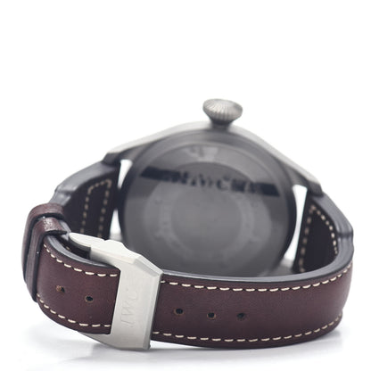 IWC Titanium Calfskin 46mm Big Pilot Heritage Automatic Watch Black IW501004 3 of 5