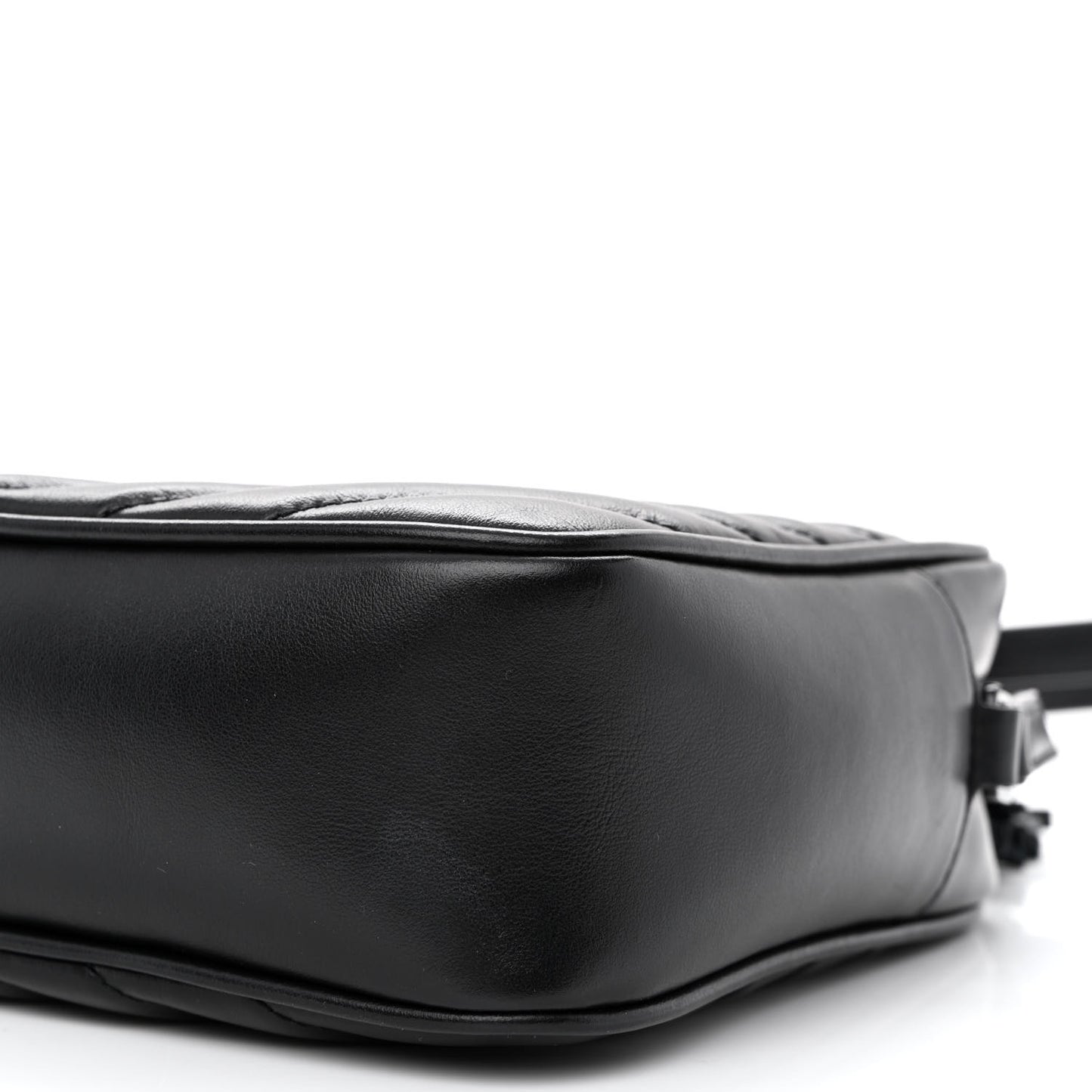 Calfskin Matelasse Monogram Lou Camera Bag Black