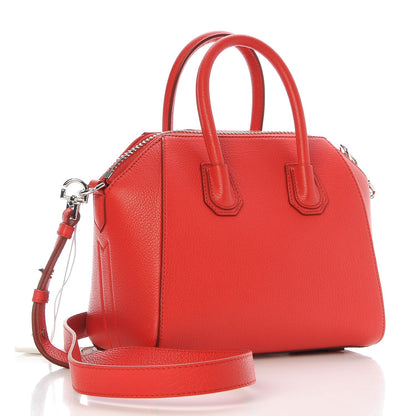 Givenchy Sugar Goatskin Mini Antigona Medium Red 3 of 7