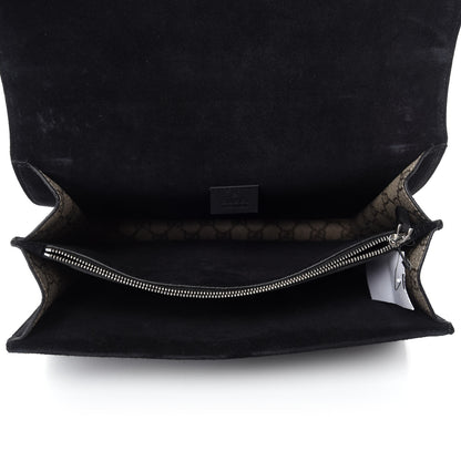 Gucci GG Supreme Monogram Medium Dionysus Shoulder Bag Black 6 of 13