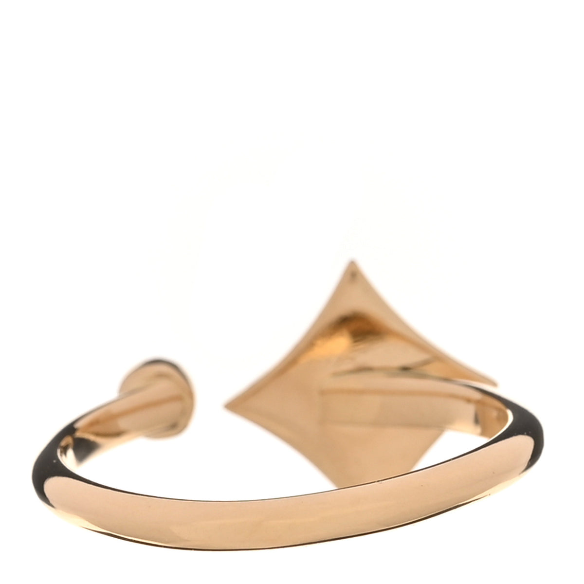 Louis Vuitton 18K Yellow Gold Diamond Black Onyx Mini Color Blossom Star Ring 54 7 3 of 5